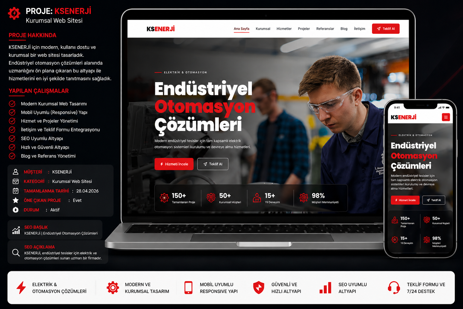 KS Enerji Web Sitesi